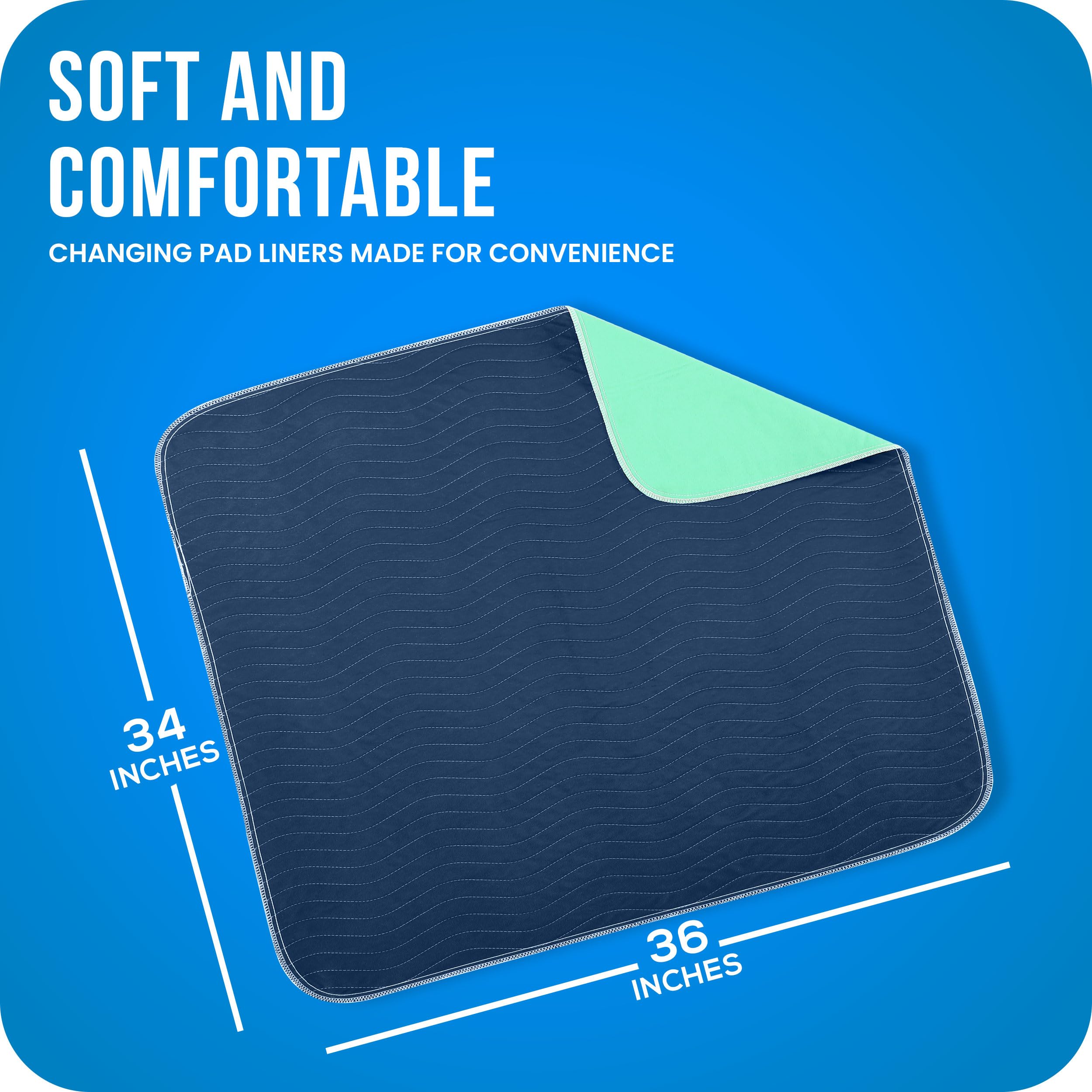 Almohadilla absorbente Utopia Bedding para la noche, ayuda a mantener la cama seca.