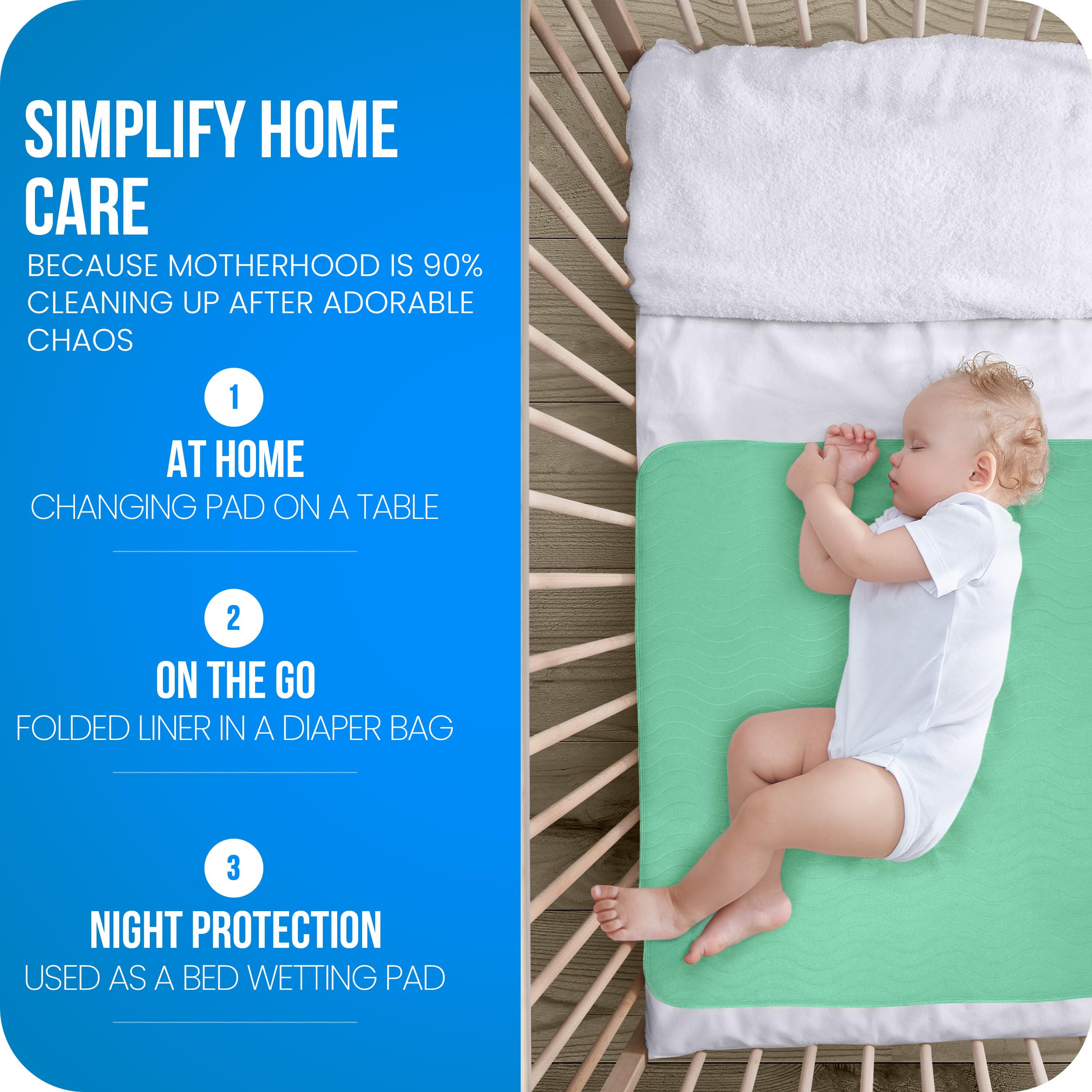 Almohadilla de incontinencia para niños de Utopia Bedding ayuda a mantener el área seca durante la noche