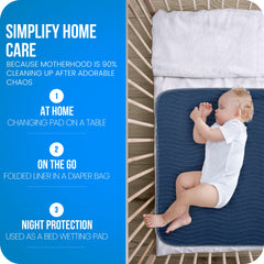 Uso múltiple de Utopia Bedding para niños y mascotas, facilita la limpieza diaria.