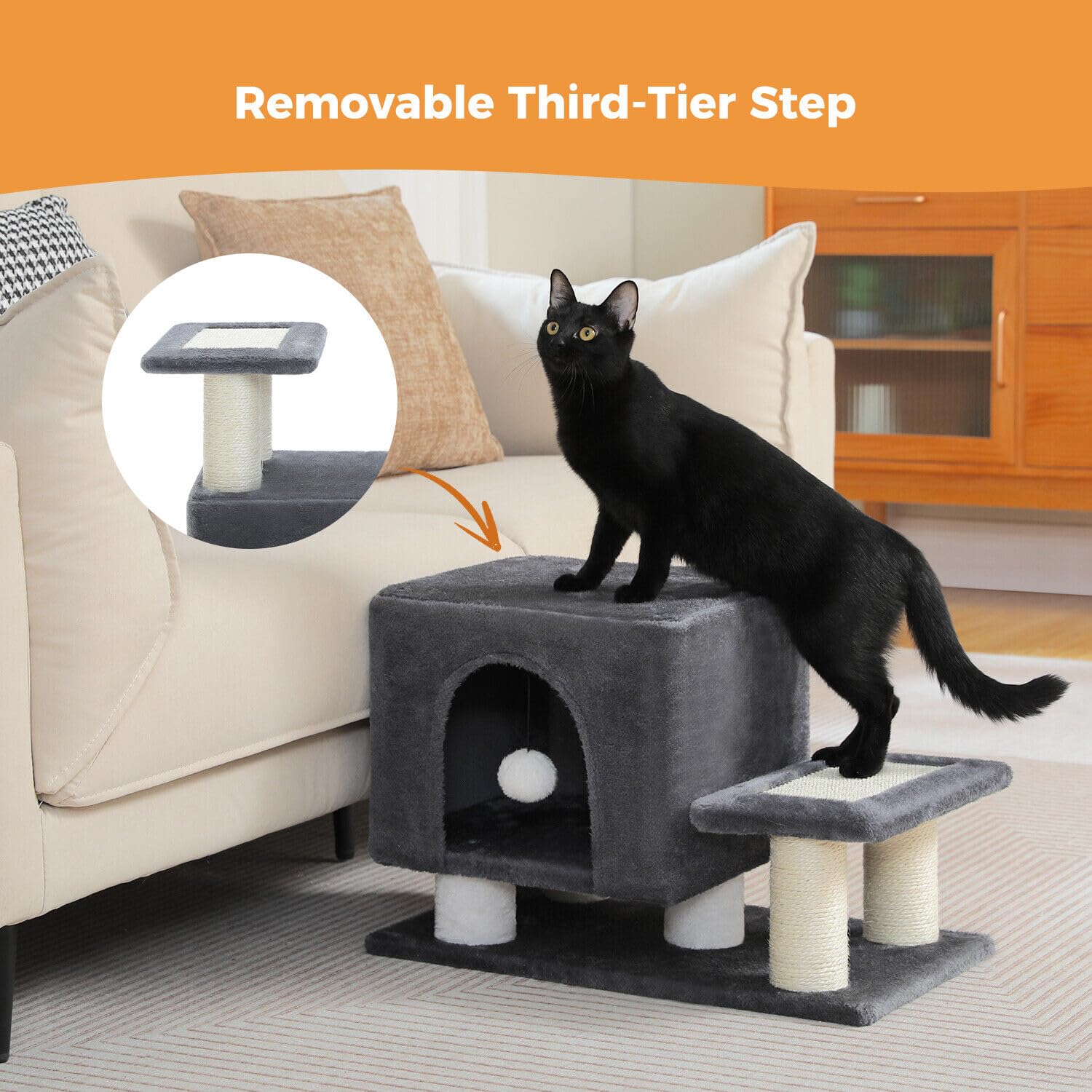 UYMI tablero de partículas estable soporte duradero para perros y gatos.