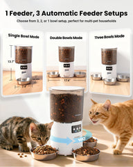 Vacqueen sistema antijam, entrega de comida estable para mascotas.