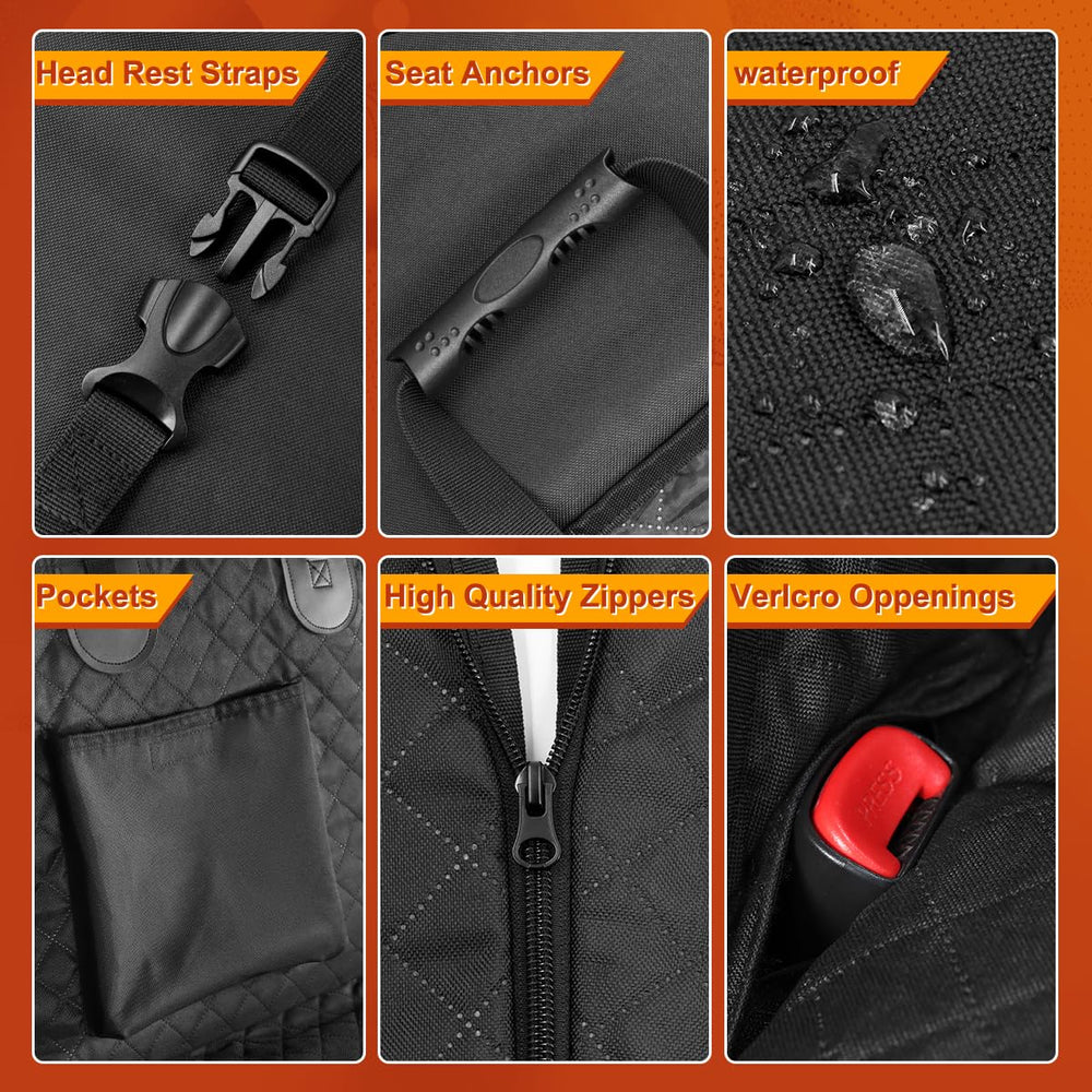 Accesorios de seguridad Vailge con hebillas y cinturón para perro durante viajes.