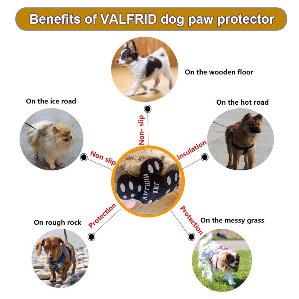VALFRID protector patas perro antideslizante izquierda aporta estabilidad al caminar