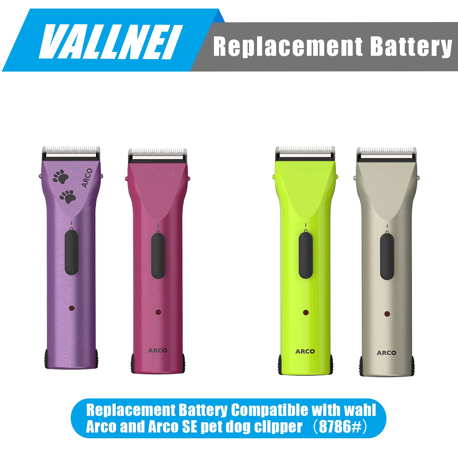 Batería NiMH VALLNEI 2100mAh, recargable y fiable.