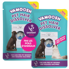 Vamoosh: bolsita para pelo de mascota en la lavadora disuelve el pelo.