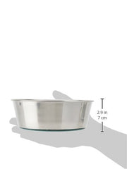 Diseño de acero inoxidable de 48 oz, ideal para perros medianos y uso diario