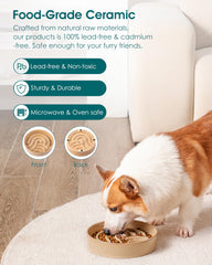 vancasso capacidad 1.5 tazas: ideal para perros pequeños y medianos.