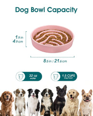 Tazón vancasso con diseño laberinto cerámico para perros