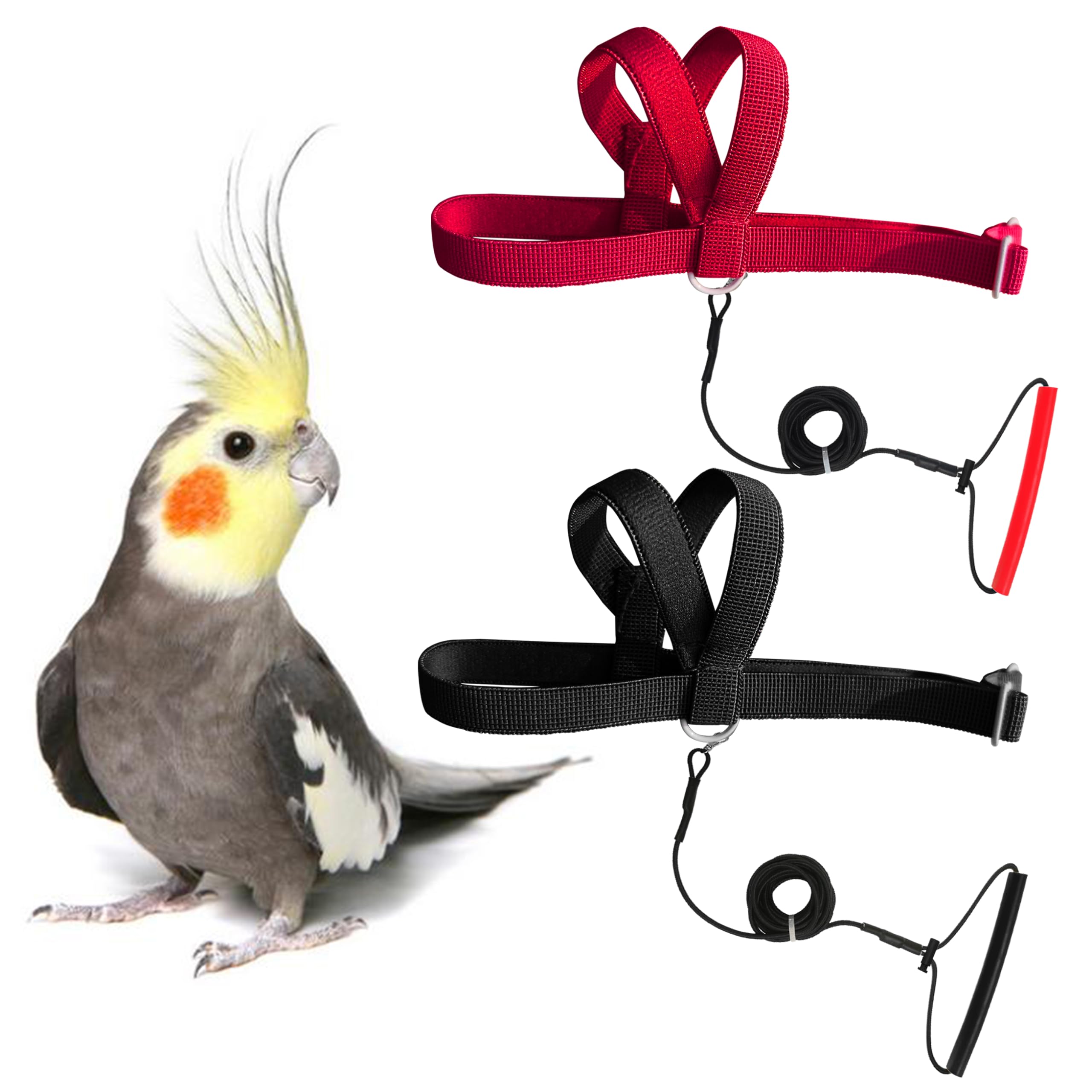 VANFAVORI arnés ajustable para aves con correa de 2 m, ideal para vuelos supervisados