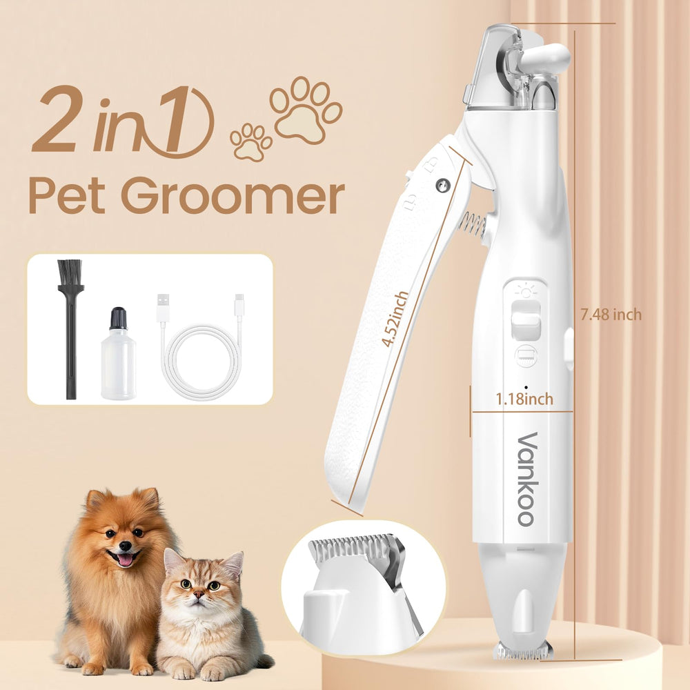 Dimensiones compactas de Vankoo para uso cómodo en mascotas pequeñas