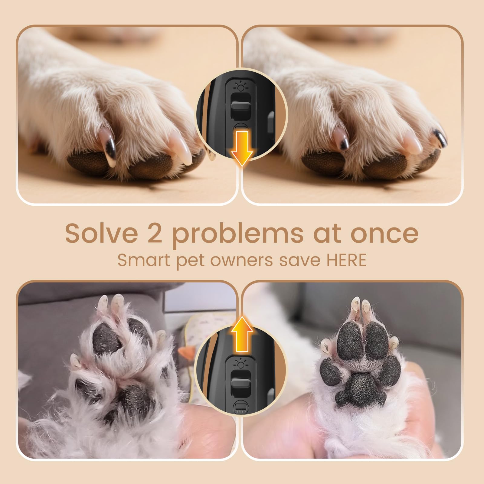 Vankoo kit completo para grooming de mascotas.