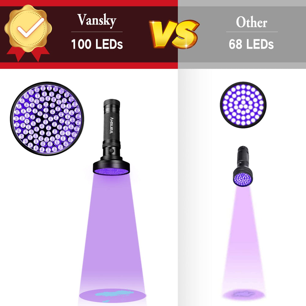 Vansky Inspección interior y exterior con luz UV para textiles y ropa.