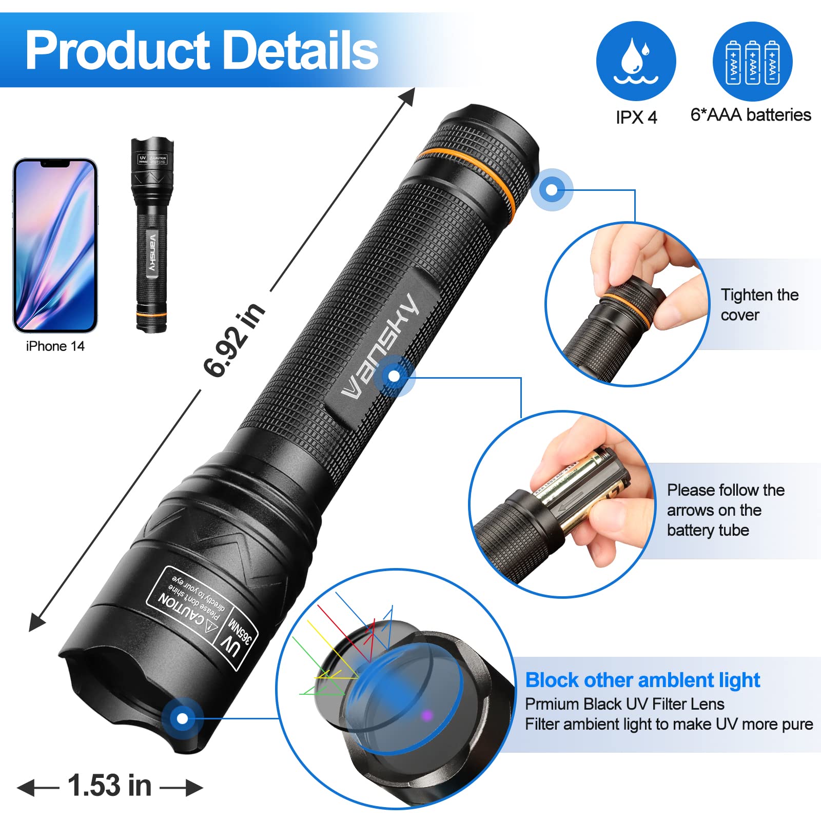 Detección de tinta invisible y autenticación de documentos con Vansky X7 Pro