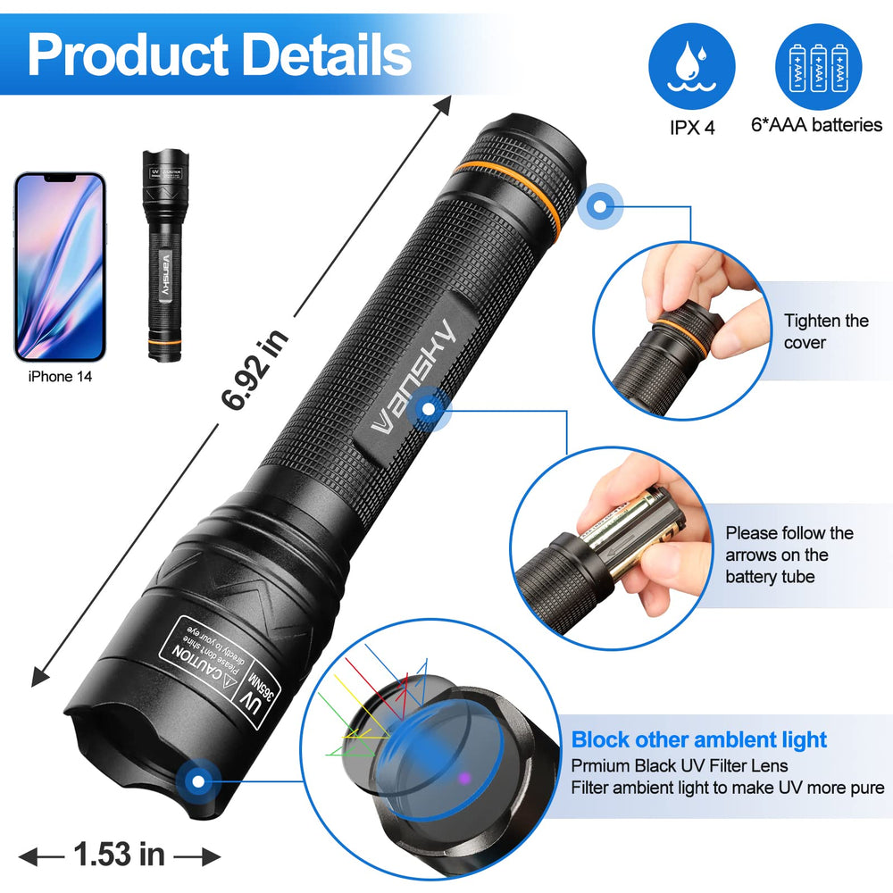 Detección de tinta invisible y autenticación de documentos con Vansky X7 Pro
