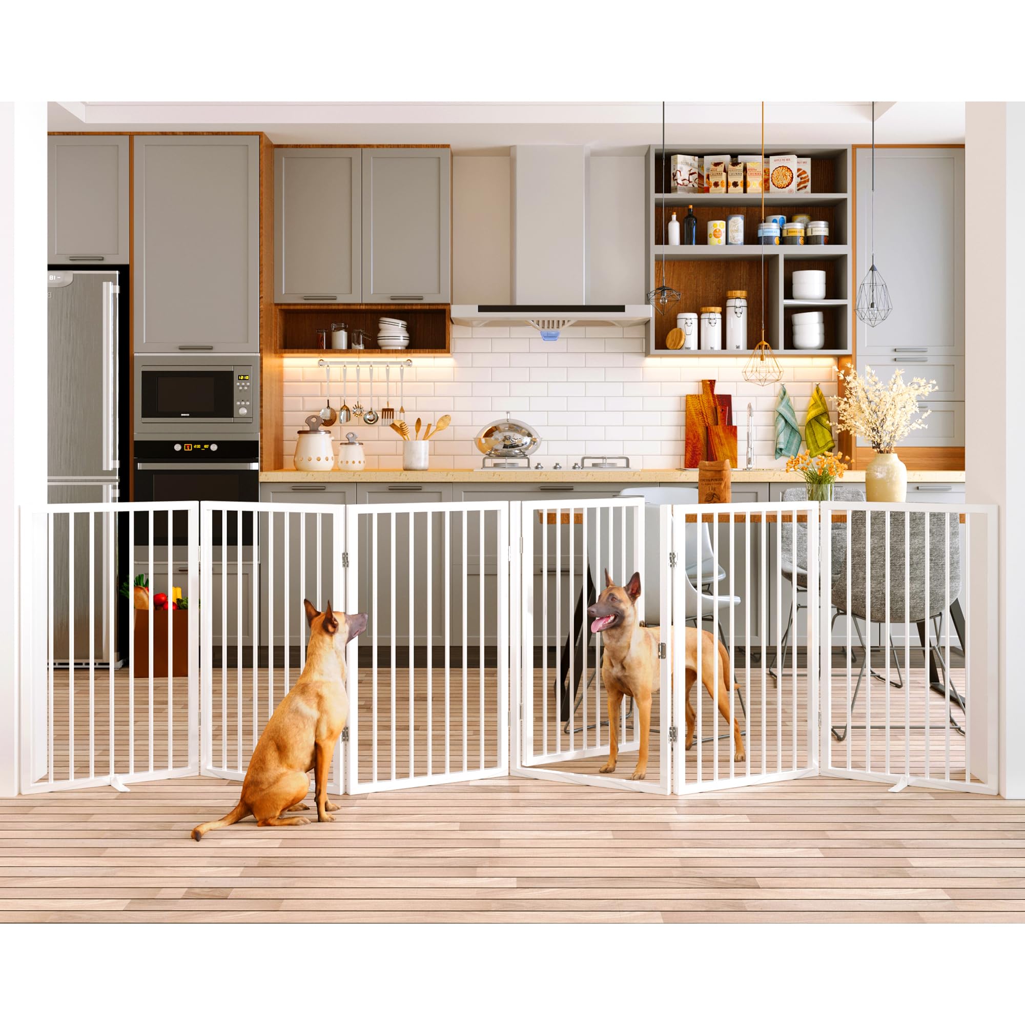 Vantas Puerta para Mascotas vista frontal, diseño robusto para uso diario