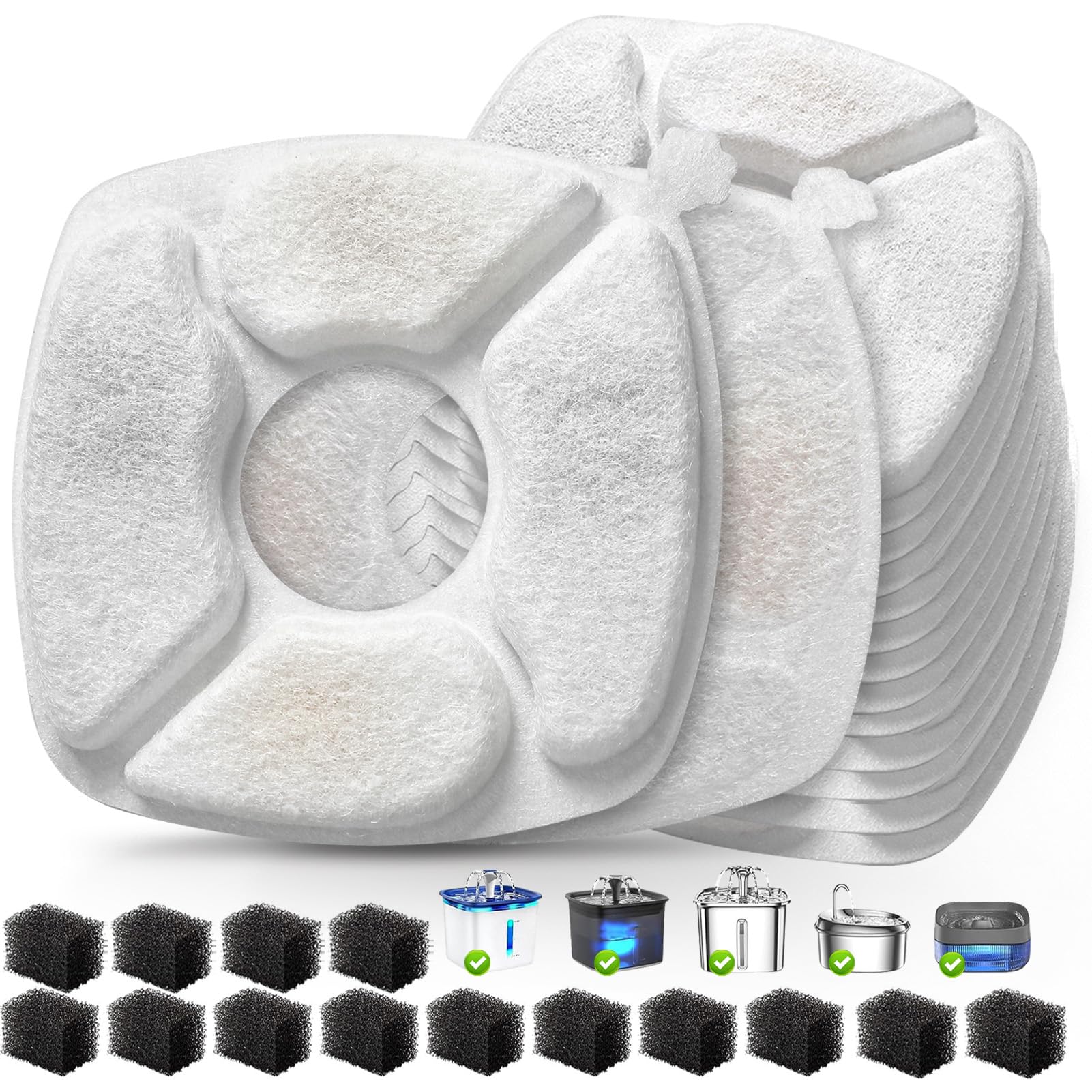 VANVE kit de 28 piezas para fuente de gatos, mantenimiento fácil