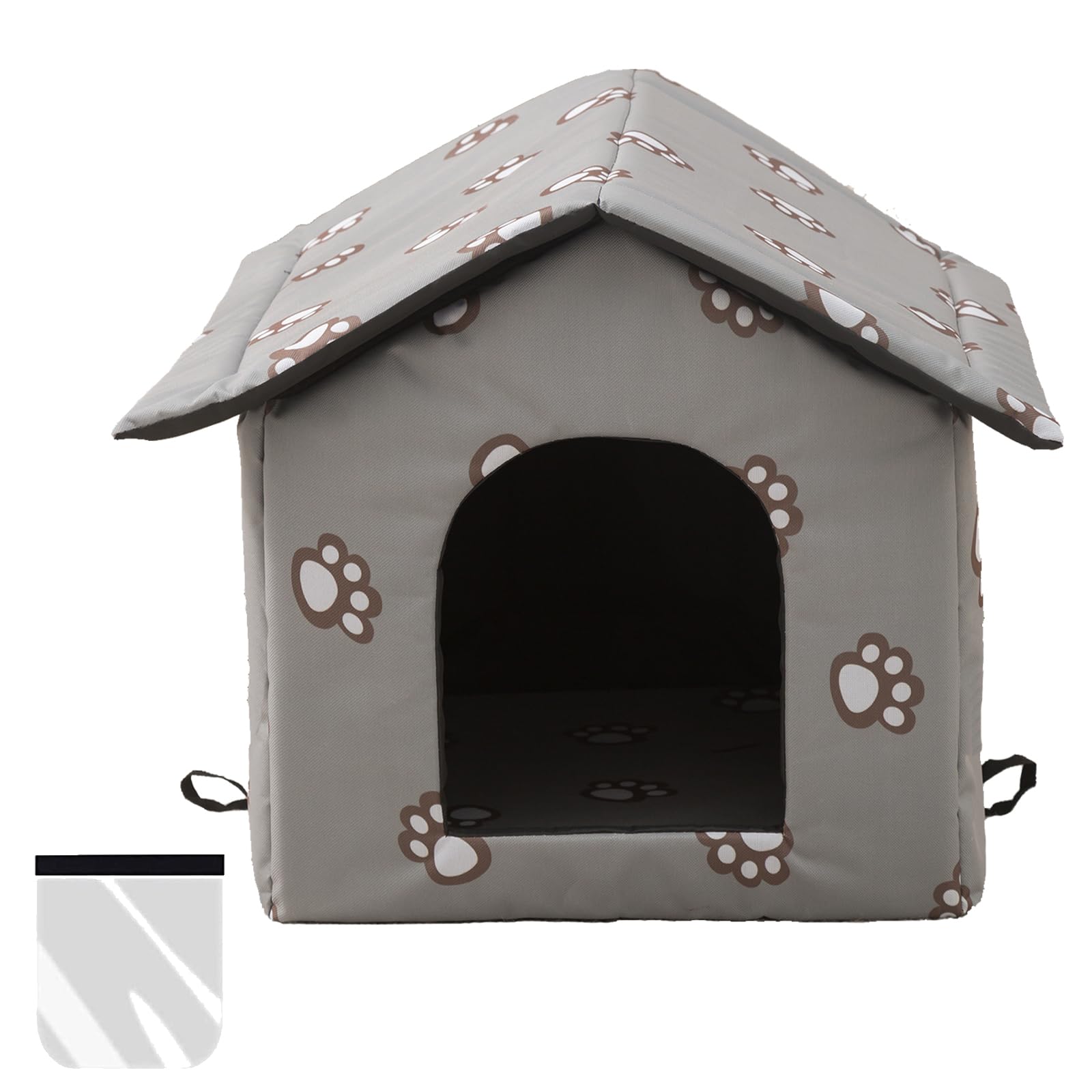 VARMTOR casa-gato diseño cerrado, protección contra viento y humedad.