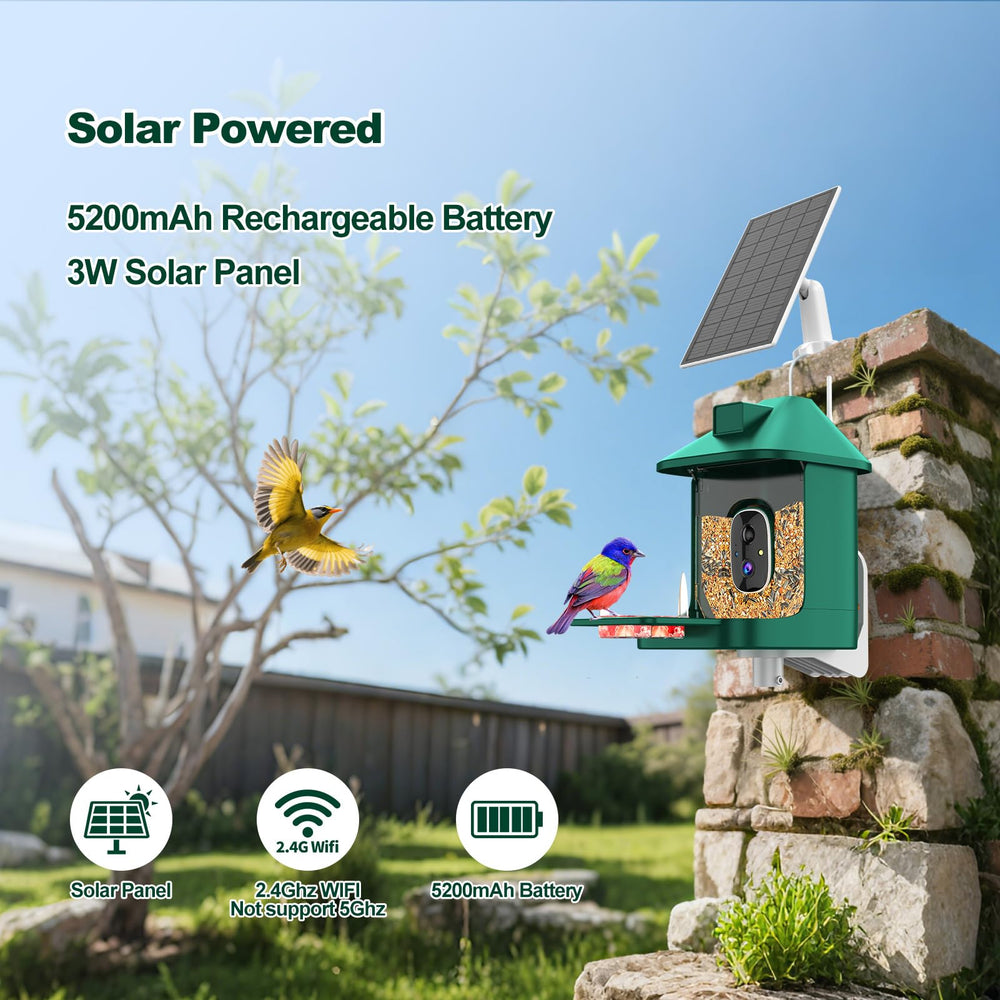 Vatjubi alimentador con energía solar para carga continua al aire libre