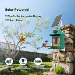 Vatjubi alimentador con energía solar para carga continua al aire libre