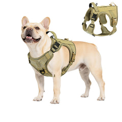 VavoPaw arnés táctico para perro pequeño sin tirón frontal, guía precisa en paseos.