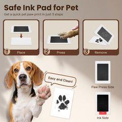 VavoPaw detalle del kit de huella para capturar la huella única de tu perro.