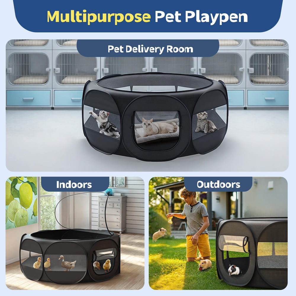 VavoPaw jaula adecuada para interior y exterior, ideal para pequeños compañeros.