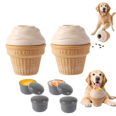 Juguete para perro de Vayugo congelado en forma de helado, ideal para entretenimiento prolongado