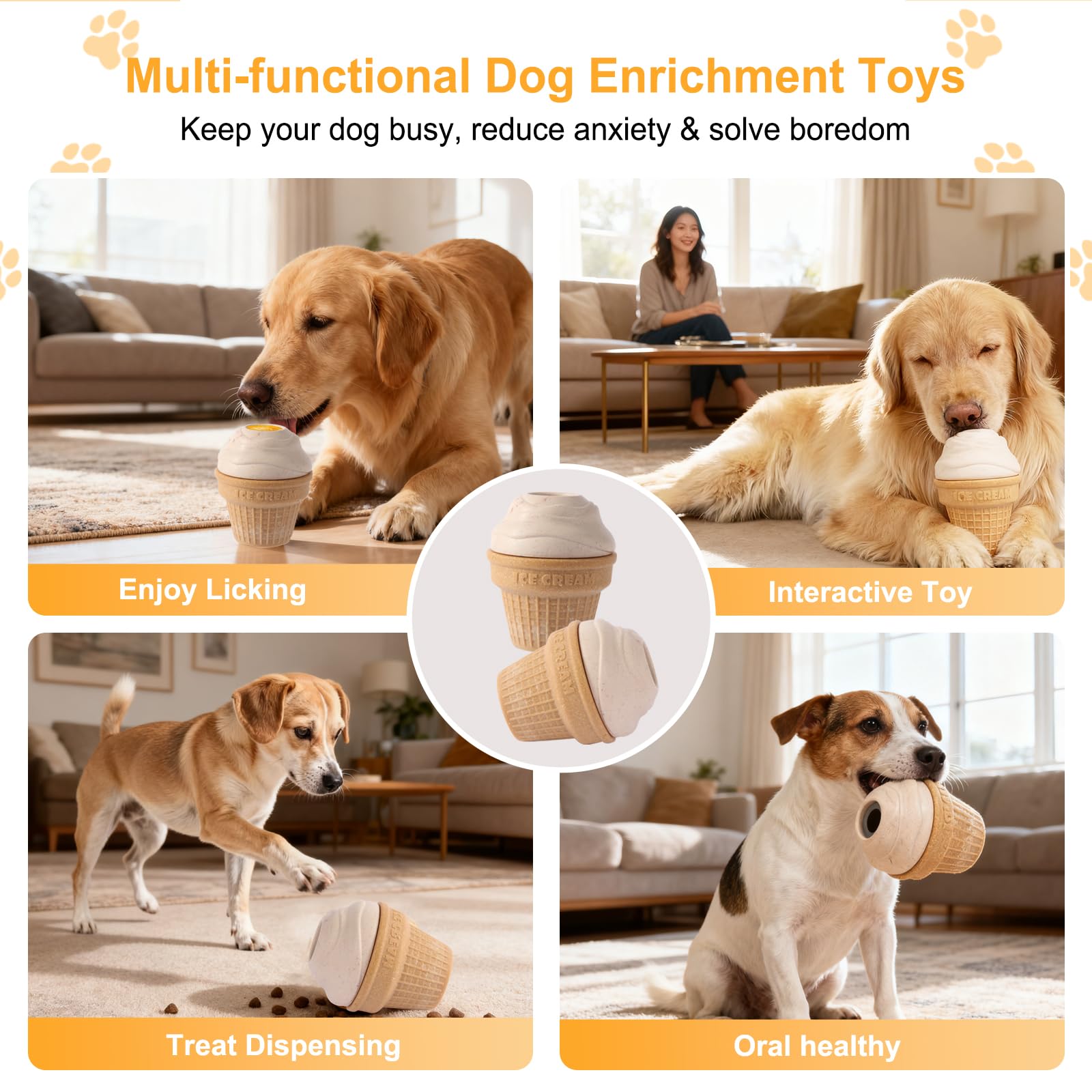 Regalo perfecto de Vayugo para cumpleaños de perro, combina juego y lamido