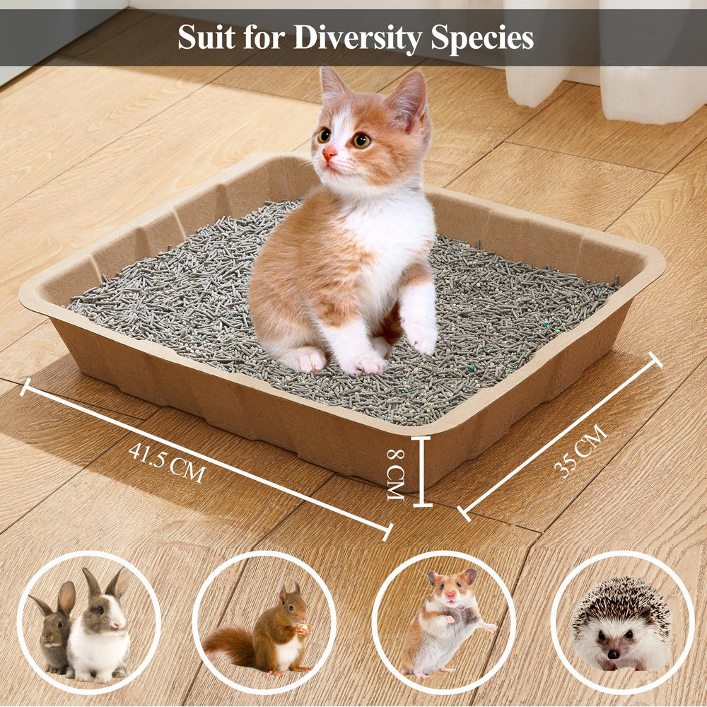 Vealind paquete diez cajas arena, solución para varios gatos