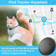 Rastreador Vebiso para gatos en la app Localizar, seguimiento en tiempo real.