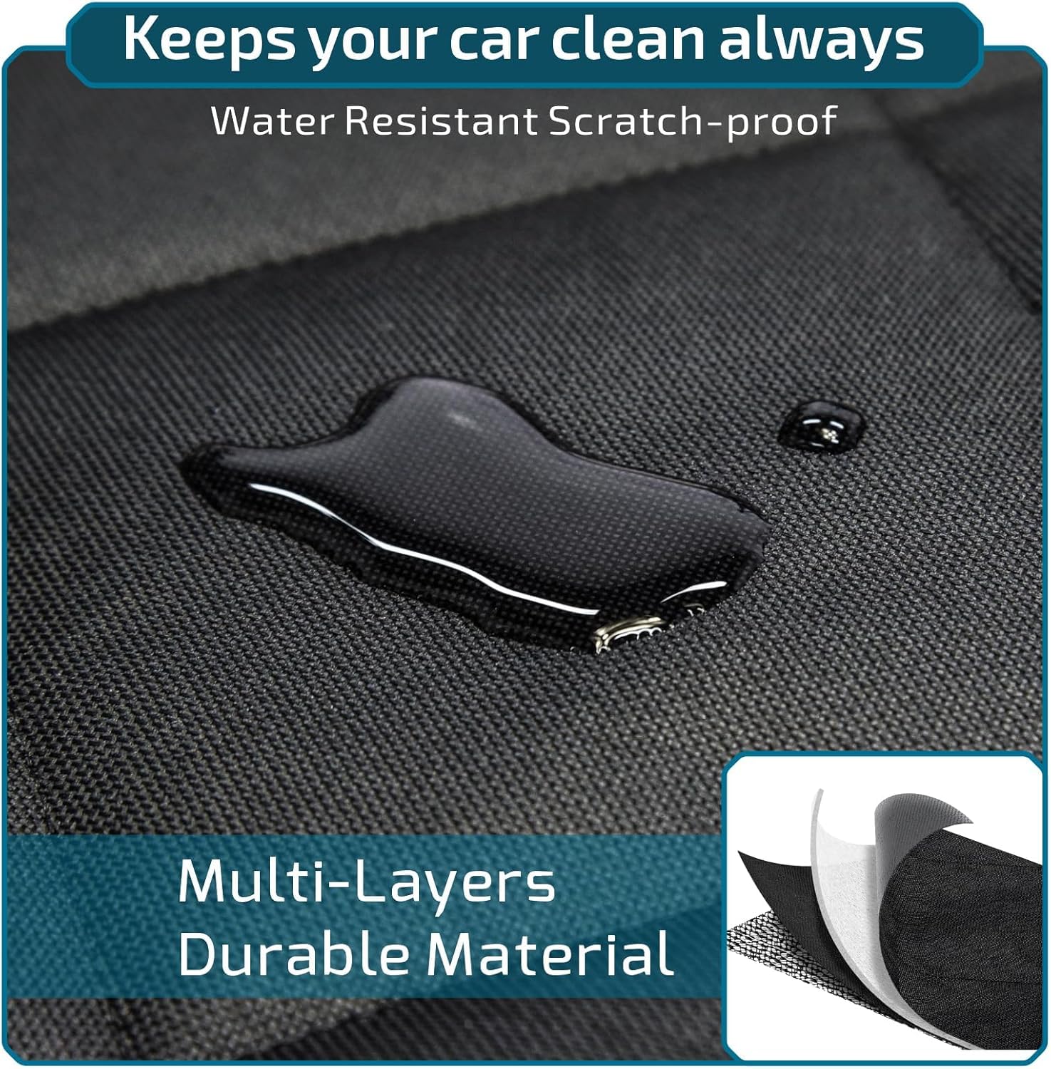 Veckle Alfombrilla ajuste universal para SUVs de tamaño medio a grande.