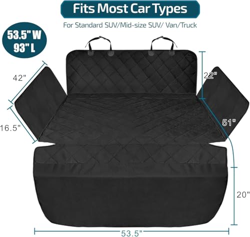 Veckle Alfombrilla impermeable de 4 capas mantiene el interior seco.