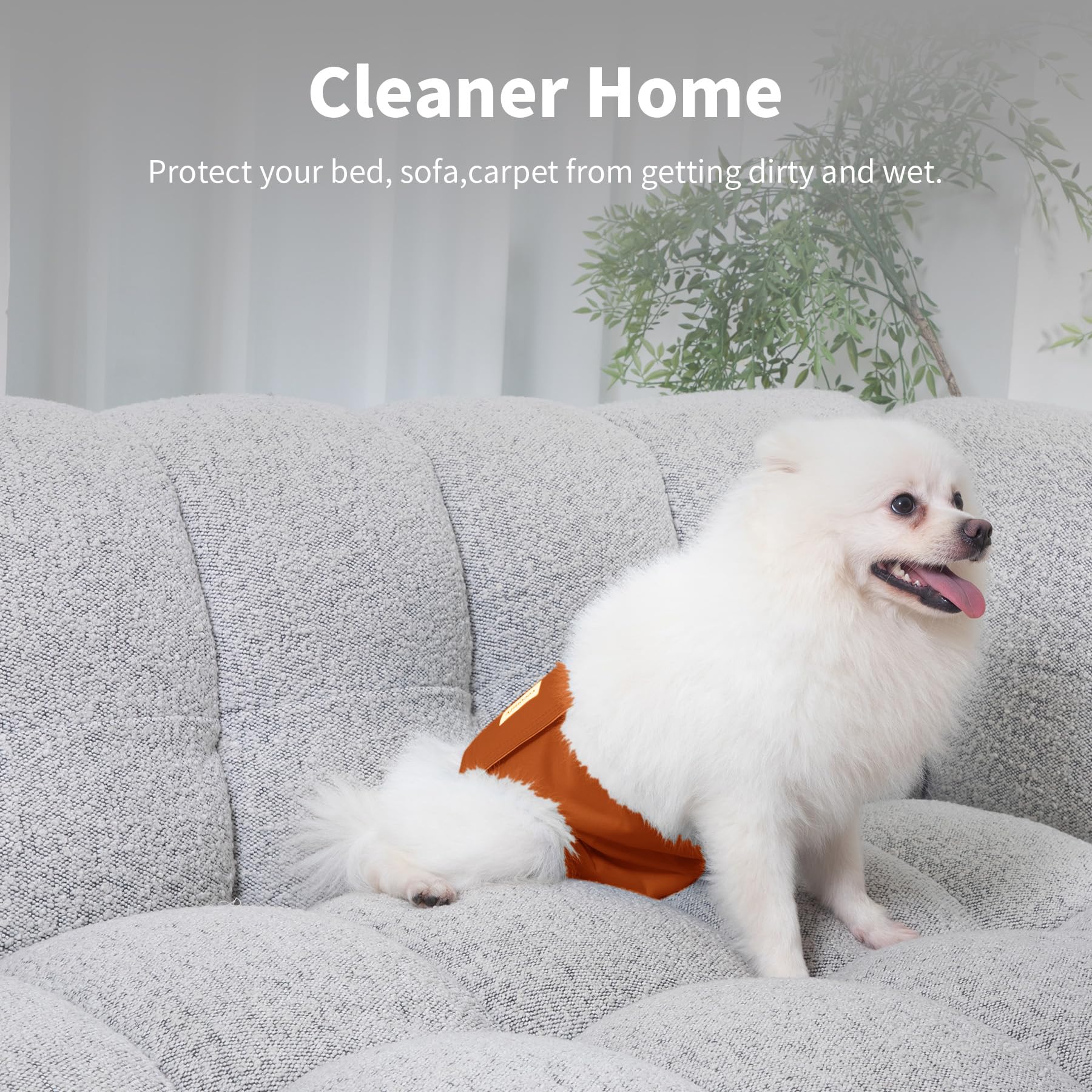 Vecomfy capa externa impermeable para evitar fugas y manchas en casa.