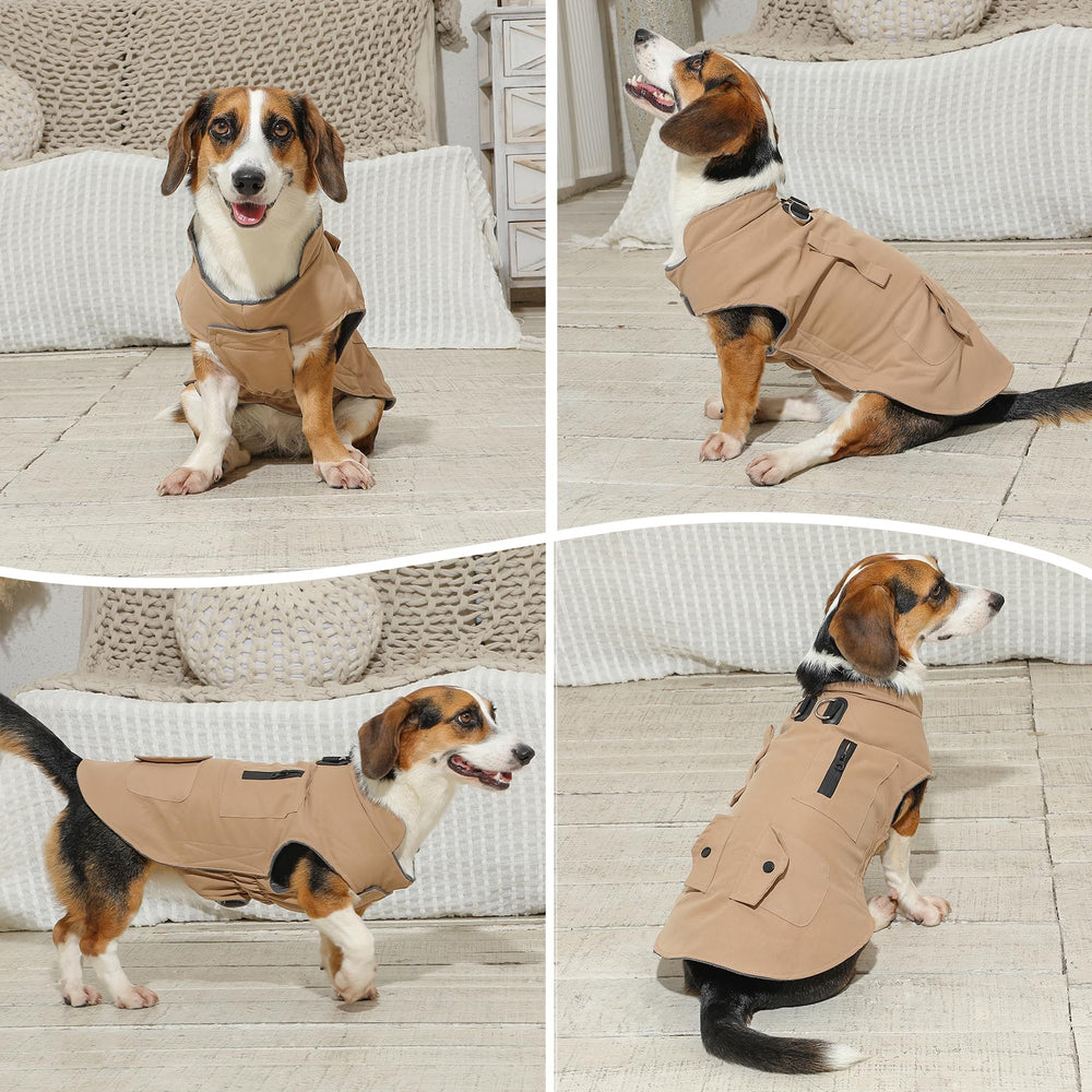 Vecomfy cazadora-perro-diseño-practico-ponerse-facil: ponértela es sencillo.