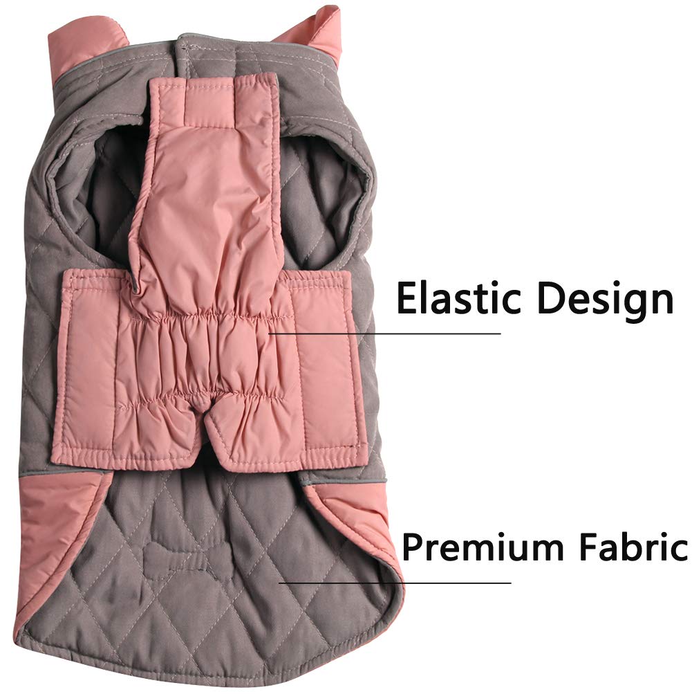 Vecomfy cremallera en dorso y arneses, fácil de usar
