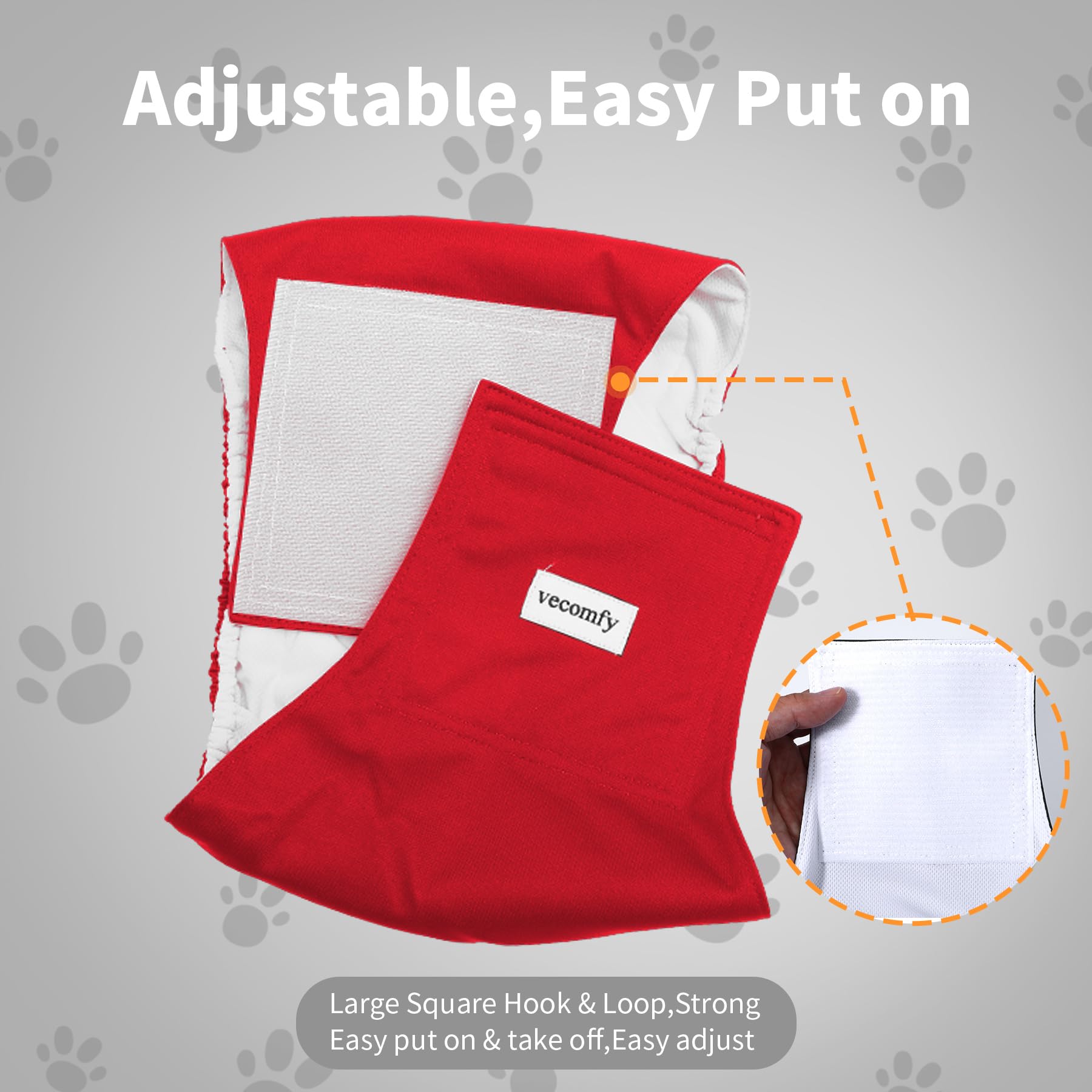 Paquetes de 5 pañales XS para perros pequeños