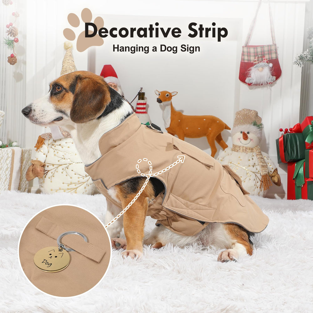 Vecomfy cazadora-perro-forro-fleece-calido: abriga con suavidad en días fríos.