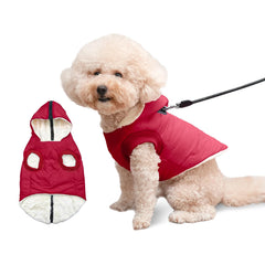 Vecomfy sudadera para perro con forro polar y arnés integrado mantiene caliente en paseos