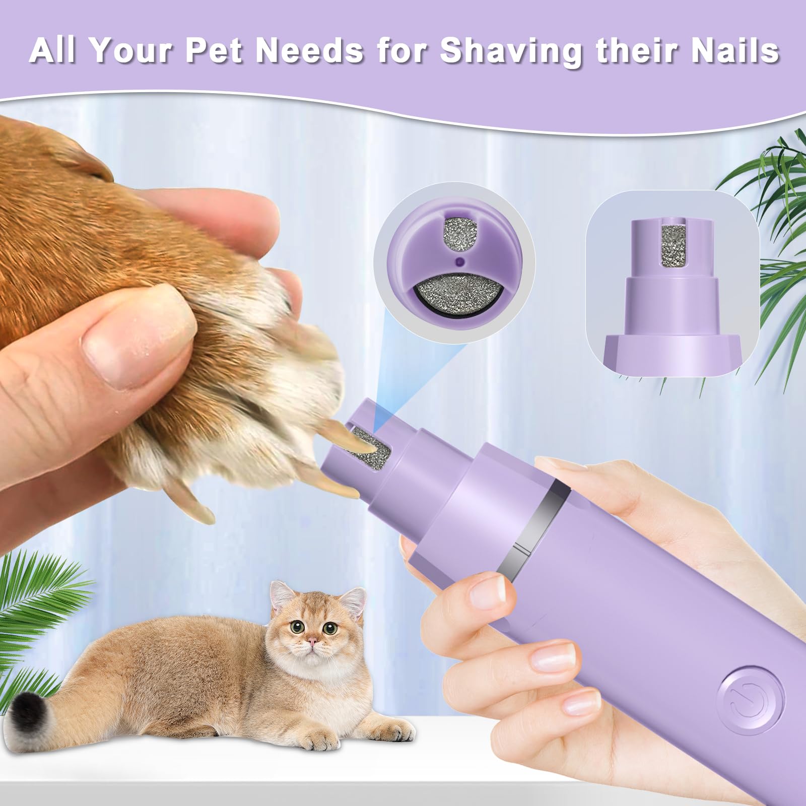 Cabezal de detalle pequeño para rostro y patas con delicadeza.