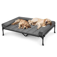 Cama elevada Veehoo XXL para perros, uso interior o exterior.