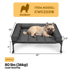 Cama Veehoo con malla Teslin transpirable mantiene fresco al perro