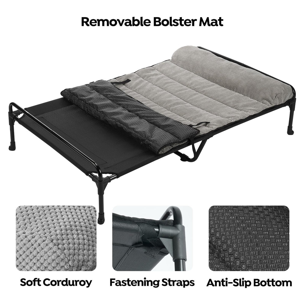 Almohadilla desmontable para cama Veehoo, superficie suave y soporte de cuello