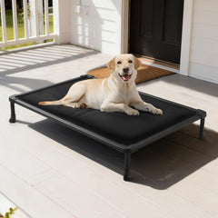 Cama elevada Veehoo para perros a prueba de mordidas, soporte estable.
