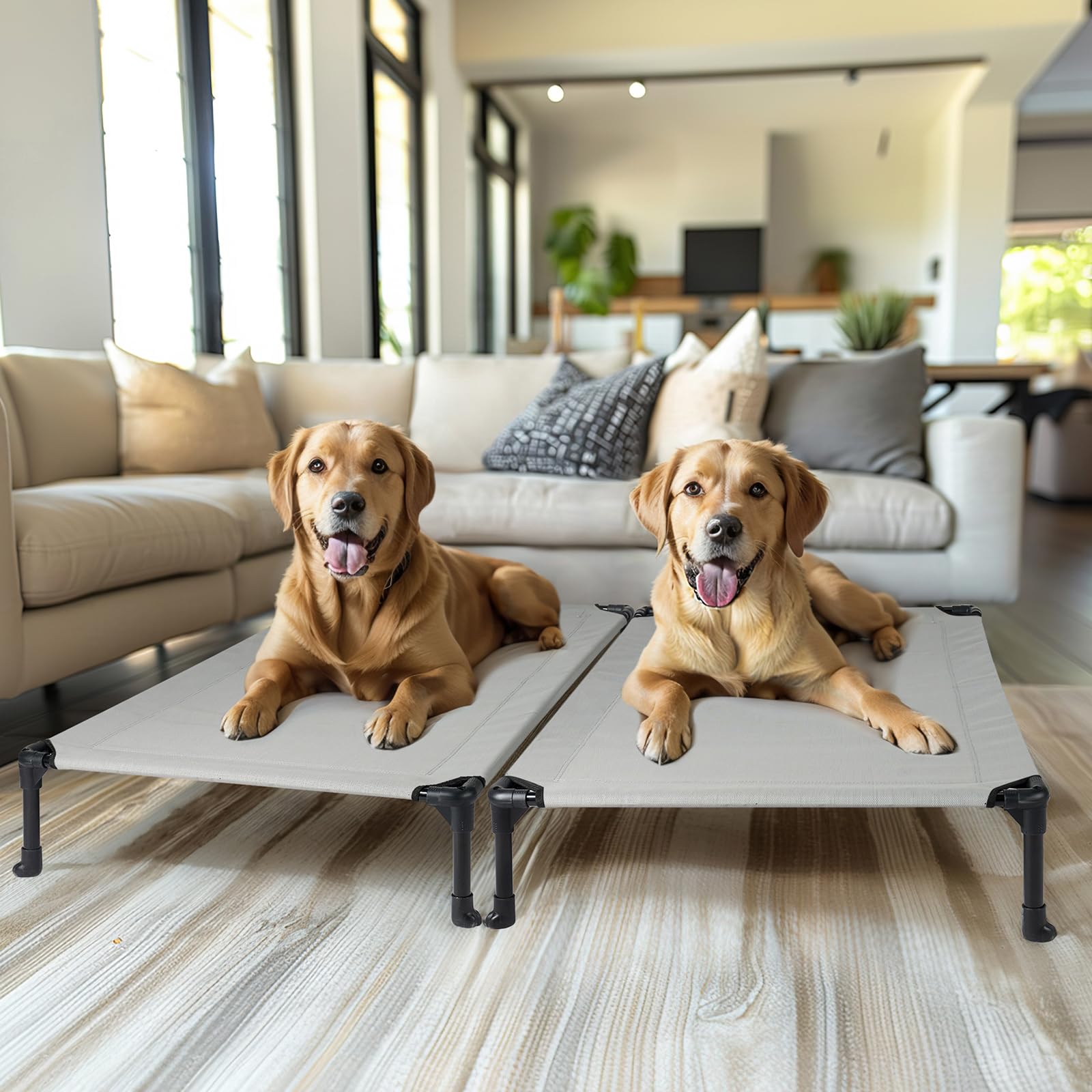 Veehoo: ideal para climas cálidos, la malla mantiene cómodo al perro.