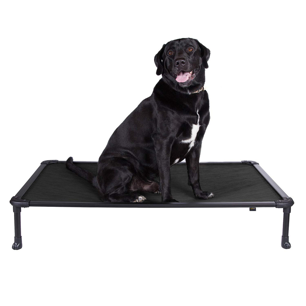 Cama Veehoo para perro a prueba de mordidas con marco estable.