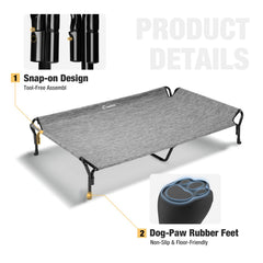 Patas antideslizantes de la cama Veehoo para estabilidad