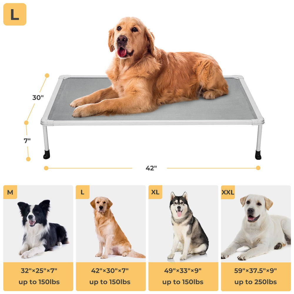 Veehoo cama elevada de 7 pulgadas ofrece mejor flujo de aire.