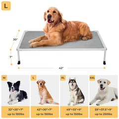 Veehoo cama elevada de 7 pulgadas ofrece mejor flujo de aire.