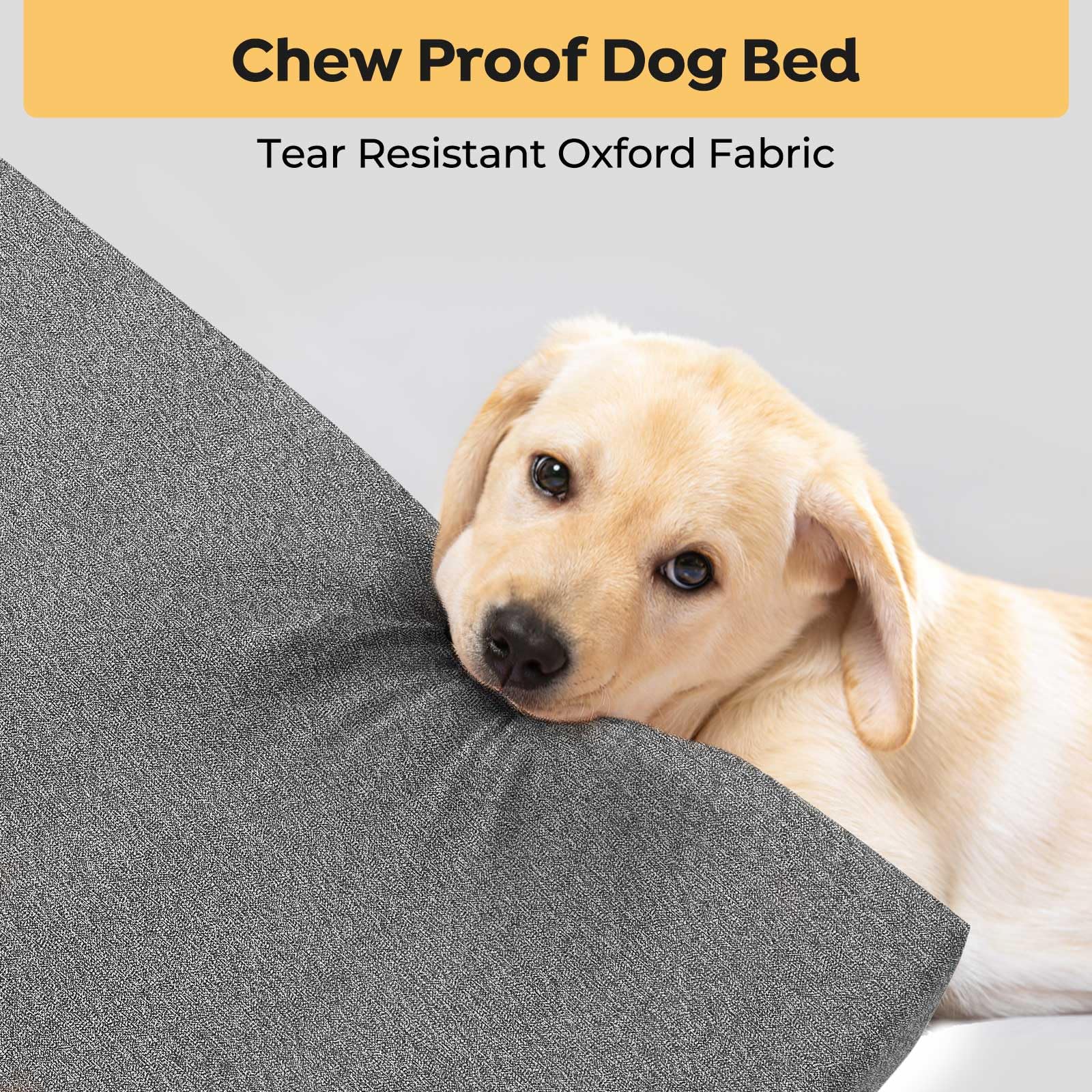 Cama para perros Veehoo ofrece durabilidad y confort para uso diario.