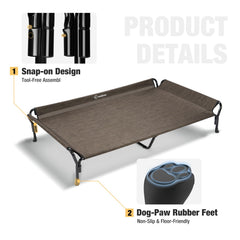 Cama para perros Veehoo con buena circulación de aire para días calurosos